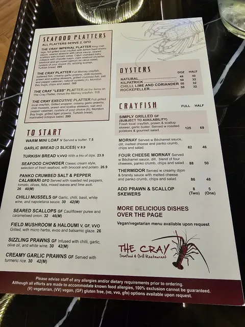 TheCray Seafood & Grill Restaurant Fremantle