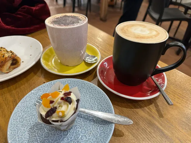 Kaffeine Cafe.