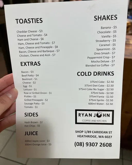 Ryan John Coffee and Kitchen