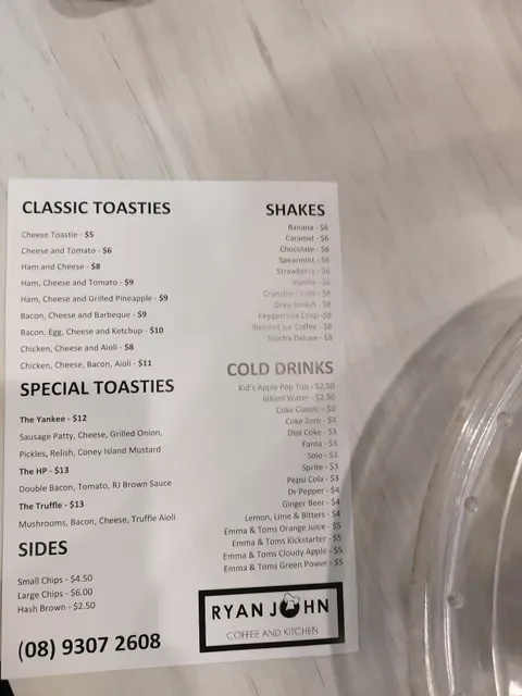 Ryan John Coffee and Kitchen