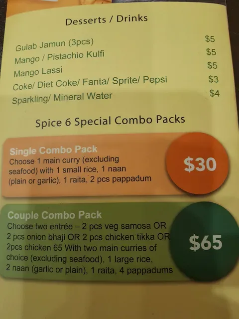 Spice 6 Indian Restaurant