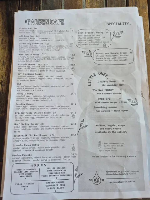 Garden Cafe on Guildford