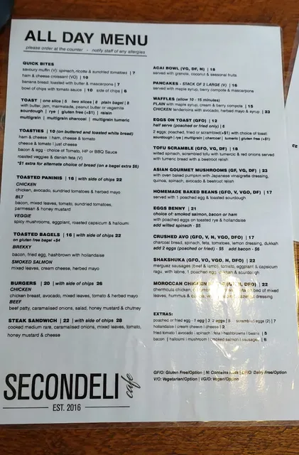 Secondeli Cafe
