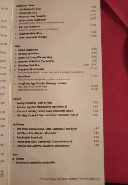 The Ming Restaurant