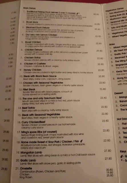 The Ming Restaurant