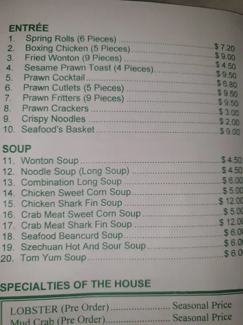 Fong's Kitchen Chinese Restaurant