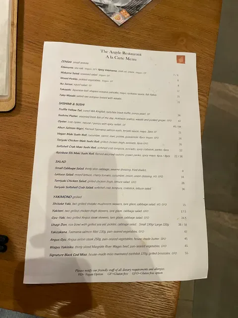 Argyle Bar & Restaurant