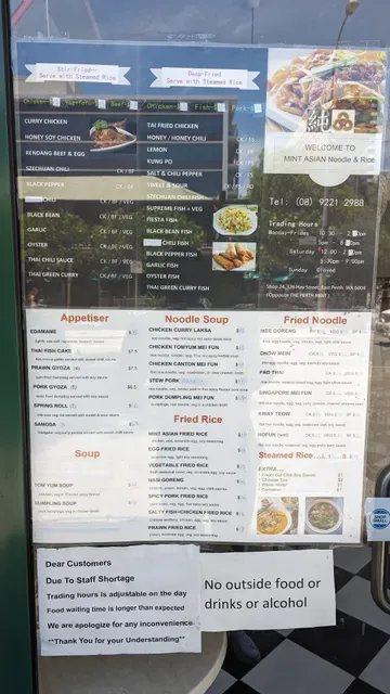 The Mint Asian - Noodle & Rice