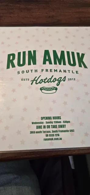 Run Amuk Hotdogs