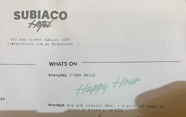 Subiaco Hotel