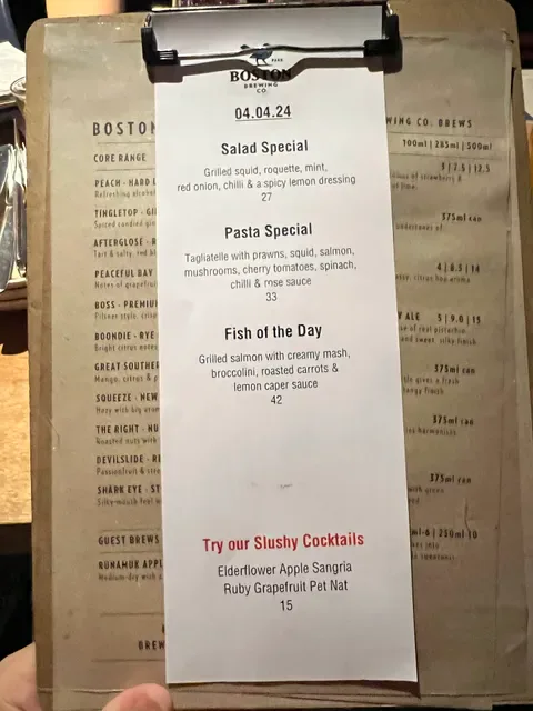 Boston Brewing Co Vic Park