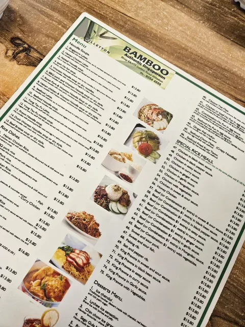 Bamboo Authentic Singaporean