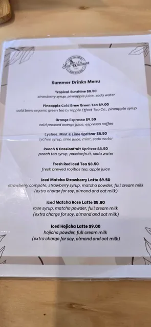 Six Willows Cafe