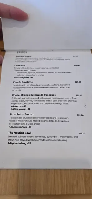 Six Willows Cafe