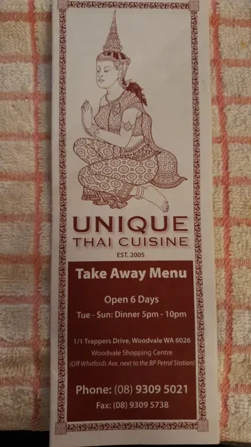 Unique Thai Cuisine
