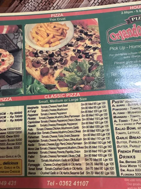 Orlando's Mama Pizza Garden