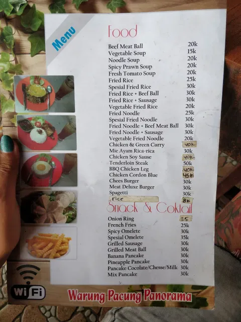 Warung and Angkringan Pacung Panorama