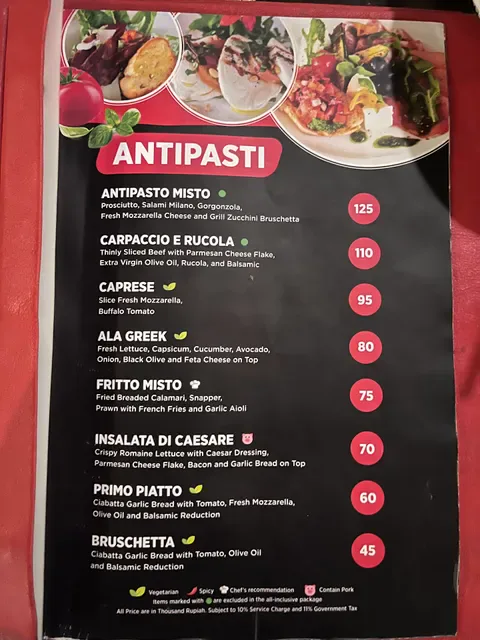 Basilico Italian Pavillion & Bar - Prama Sanur Beach Hotel