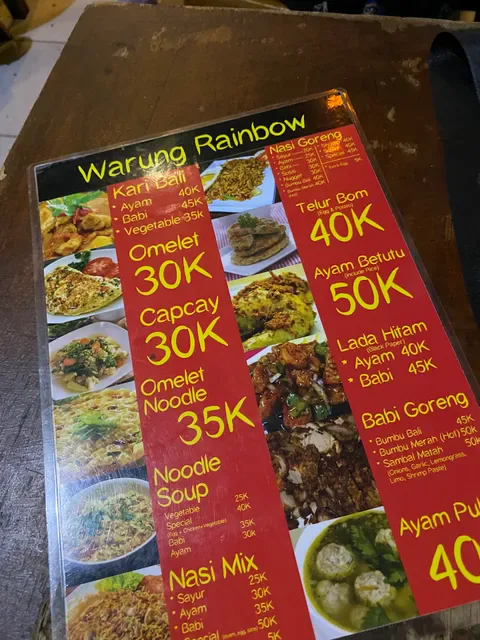 Warung Stall Rainbow