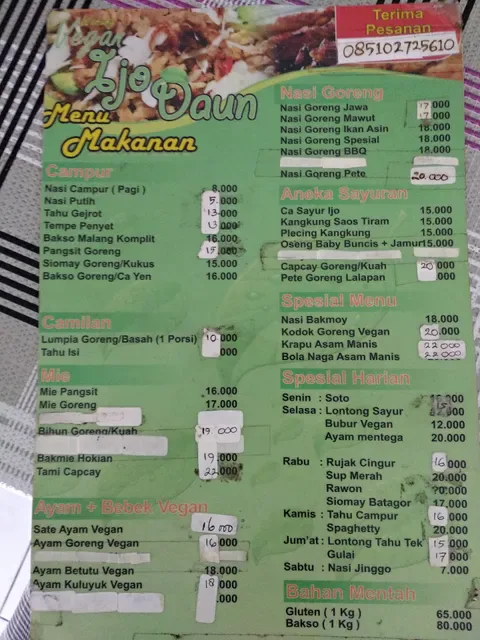 Ijo Daun - Vegetarian - Vegan