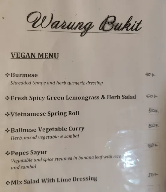 Warung Bukit Pemuteran