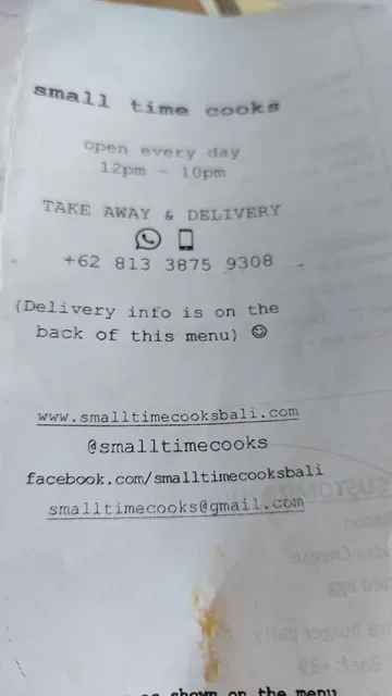 Small Time Cooks