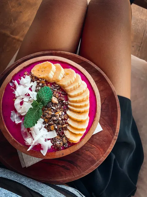 Tropical sunset cafe