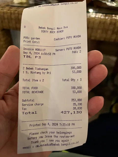 Bebek Bengil Nusa Dua