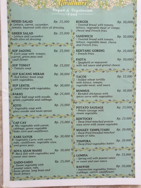 Giridhari Vegan & Vegetarian