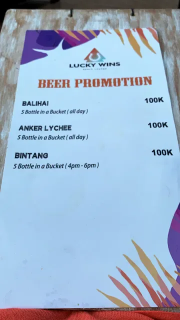 Lucky Wins Beach Lounge