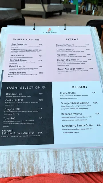 Lucky Wins Beach Lounge