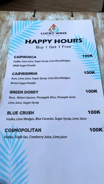 Lucky Wins Beach Lounge