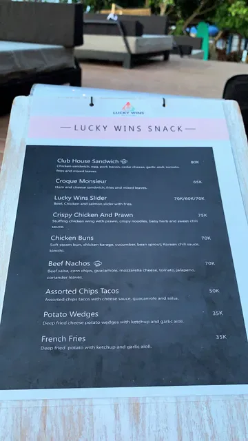 Lucky Wins Beach Lounge