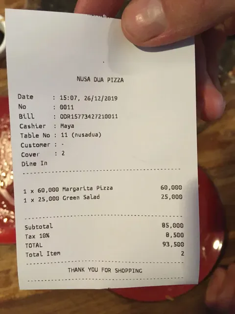 Nusa Dua Pizza