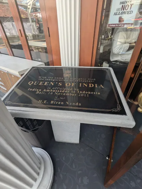 Queen's of India: An Indian Food Cuisine Restaurant in Nusa Dua, Bali