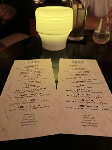 The cave by Chef Ryan Clift at The edge