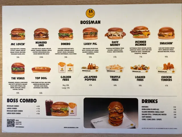 BOSSMAN Burgers Seminyak