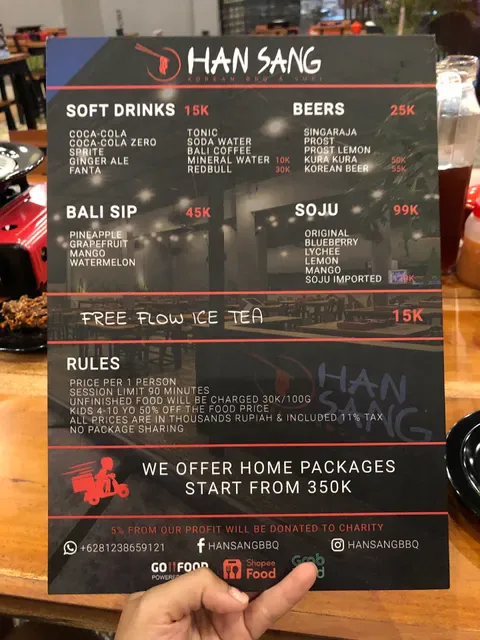 Han Sang Korean BBQ & SUKI - Canggu,Bali