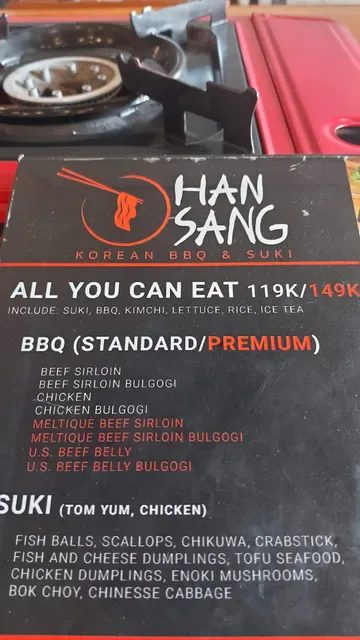 Han Sang Korean BBQ & SUKI - Canggu,Bali