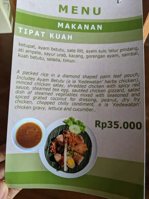 Nasi Ayam Kedewatan Ibu Mangku - Petitenget Seminyak