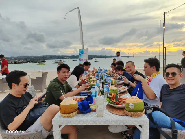 Bawang Merah Beachfront Restaurant, Jimbaran Bay Seafood