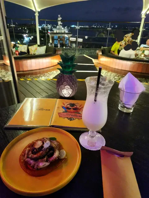 Rooftop Cocktail Sunset Bar