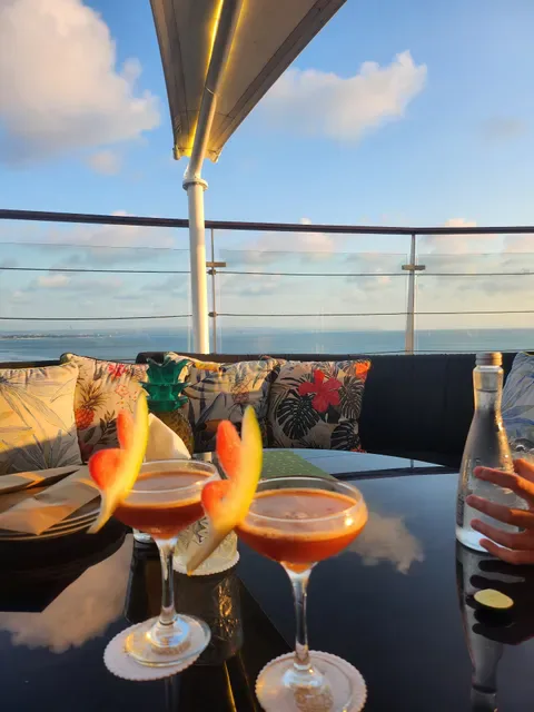 Rooftop Cocktail Sunset Bar
