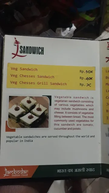 Lambodar Indian Food (Pure Vegetarian) Best Indian Veg Restaurant In Kuta Bali