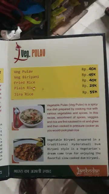 Lambodar Indian Food (Pure Vegetarian) Best Indian Veg Restaurant In Kuta Bali