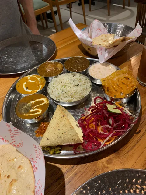 Namaskar Thali in Bali 100% Pure Vegetarian Indian Restaurant