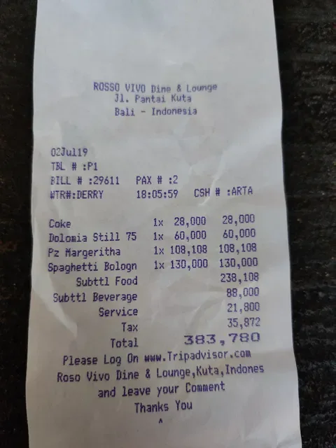 Rosso Vivo Dine & Lounge