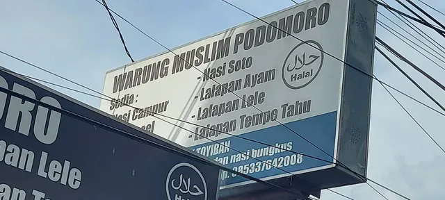 Rumah makan Halal Podomoro, Khas Jawa Timur