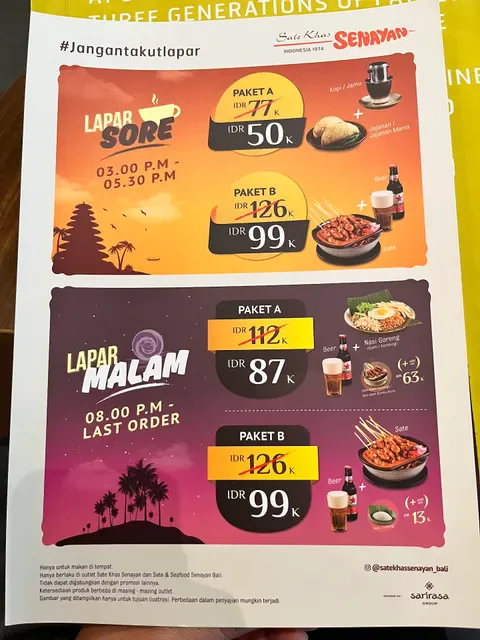 Sate Khas Senayan Kuta Beachwalk