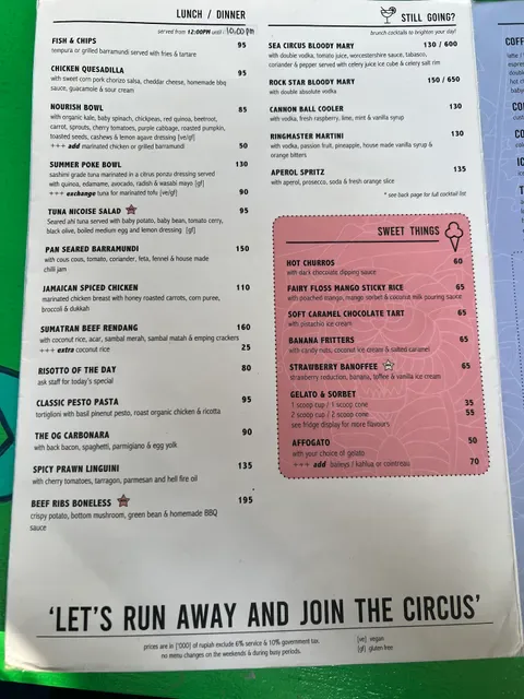 Sea Circus Restaurant & Bar